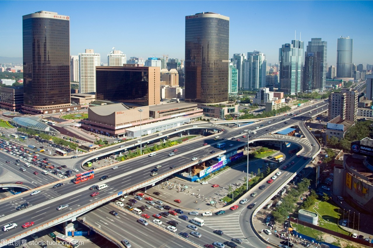 中國世界貿易中心在北京的中央商務區(qū)